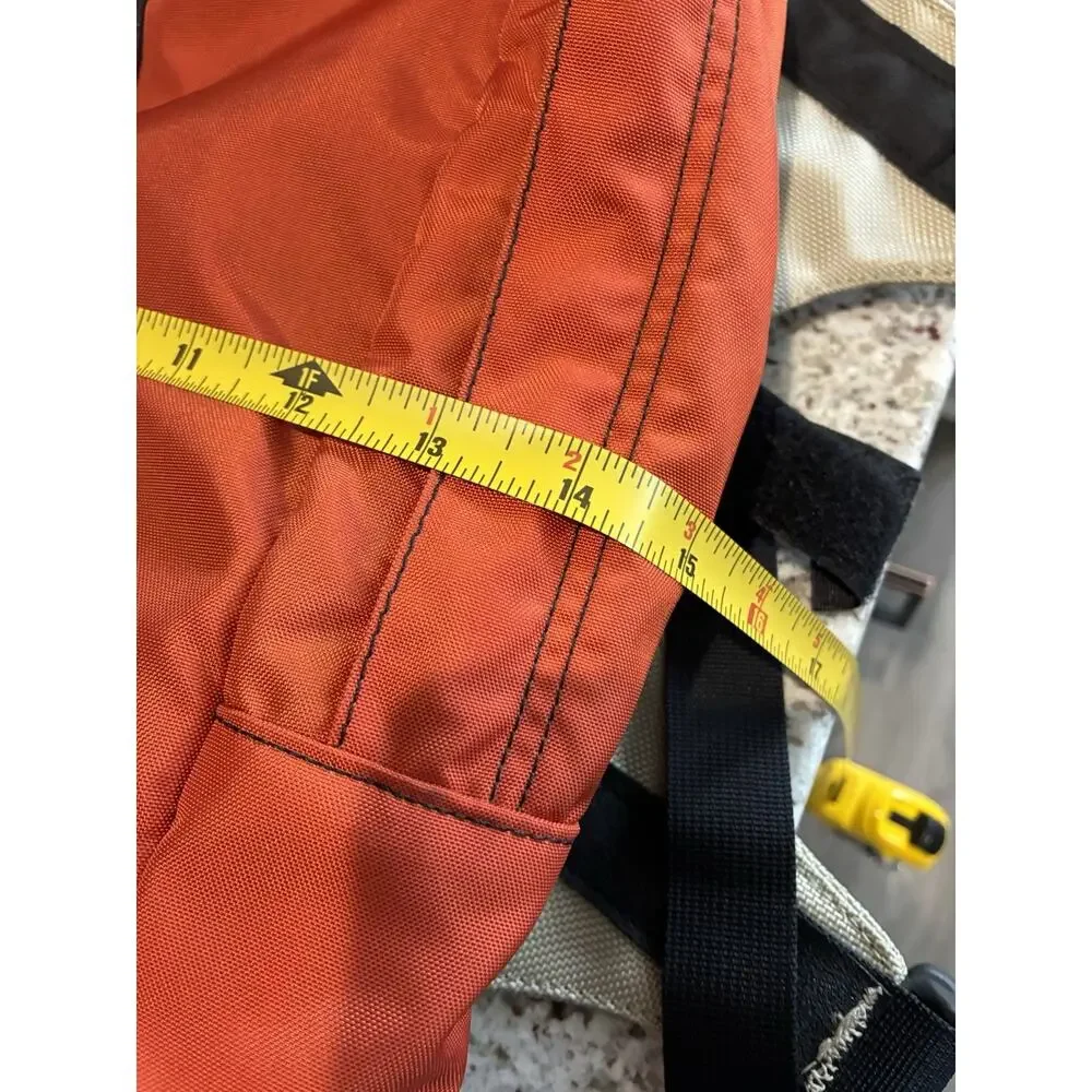THE NorhtFace Equipment Chilkats Orange Black Hiking Pack Backpack Size Large